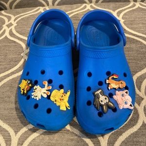 Blue crocs